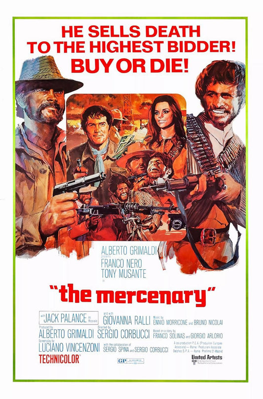 The Mercenary Print, Western Poster
