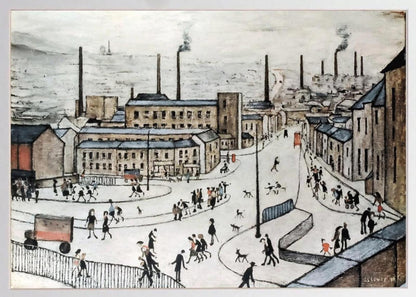 L.S. Lowry "Huddersfield" Framed Print