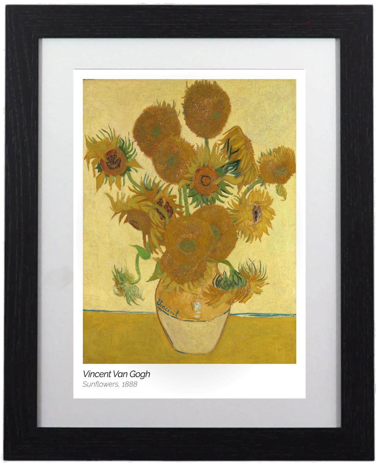 Van Gogh's Sunflowers Framed Art Print
