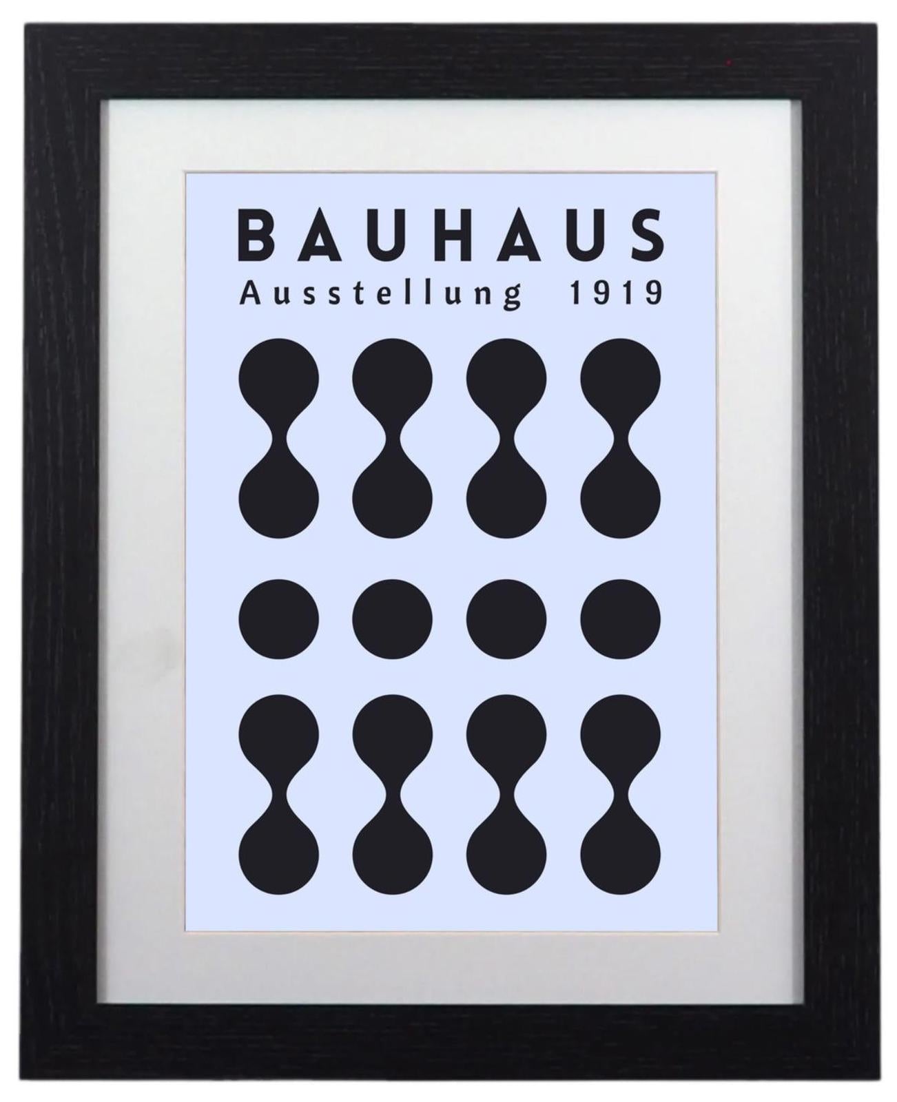Bauhaus 1919 Exhibition Framed Poster Classic Modern Art Print
