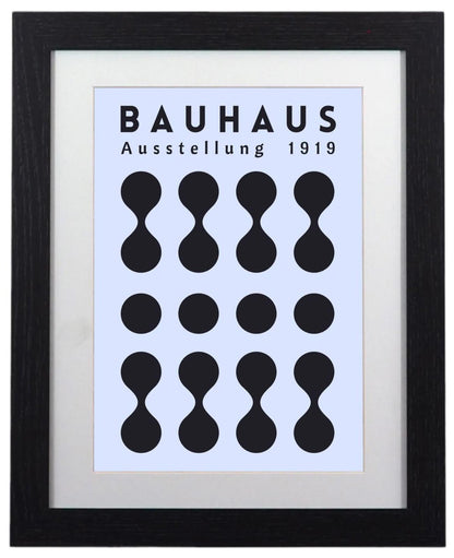 Bauhaus 1919 Exhibition Framed Poster Classic Modern Art Print