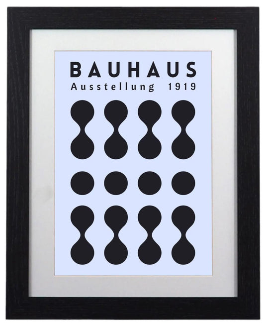 Bauhaus 1919 Exhibition Framed Poster Classic Modern Art Print