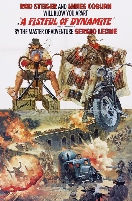 Duck You Sucker Print Western Poster