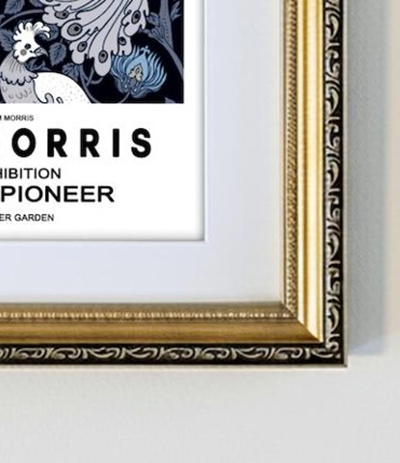 Framed Art Print  by William Morris Gilt Frame A4 Print