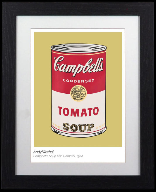 Andy Warhol Campbell's Soup Can (Yellow) Framed Print | Pop Art Icon