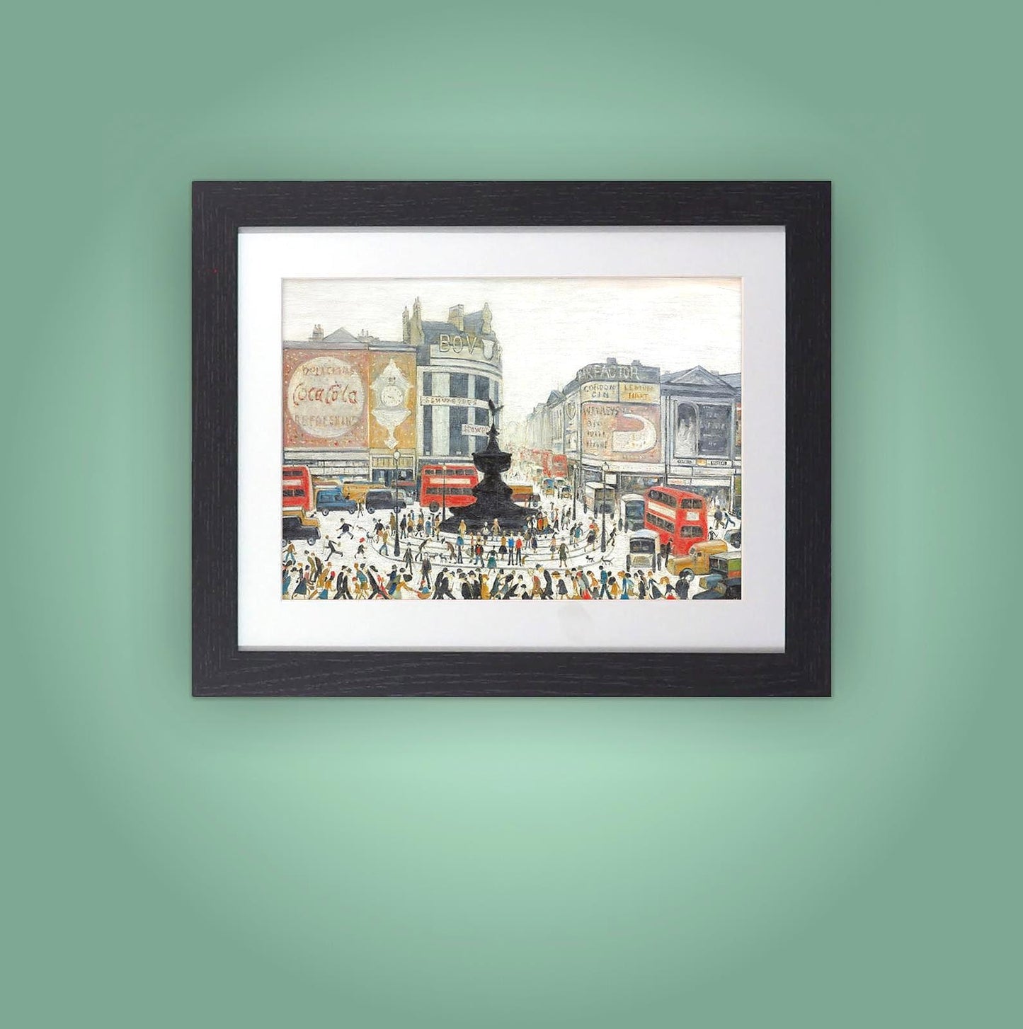 L.S. Lowry "Piccadilly Circus" Framed Print