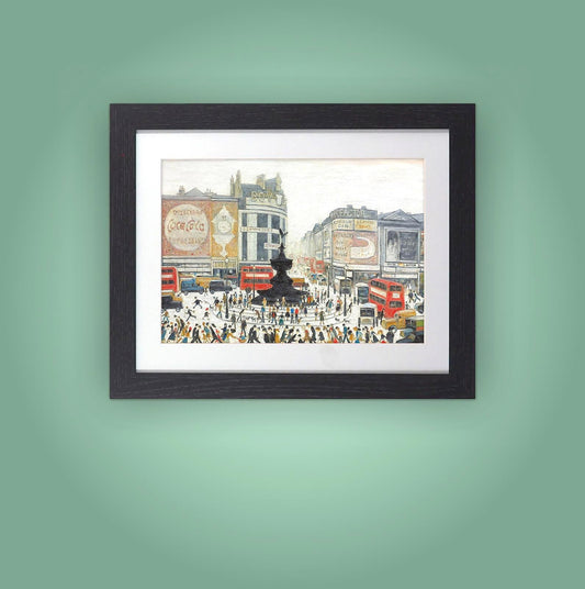 L.S. Lowry "Piccadilly Circus" Framed Print