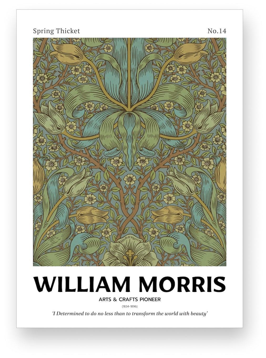 William Morris  Spring Thicket Green