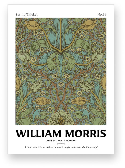 William Morris  Spring Thicket Green