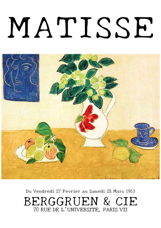 Matisse  Bouquet of Flowers in a White Vase