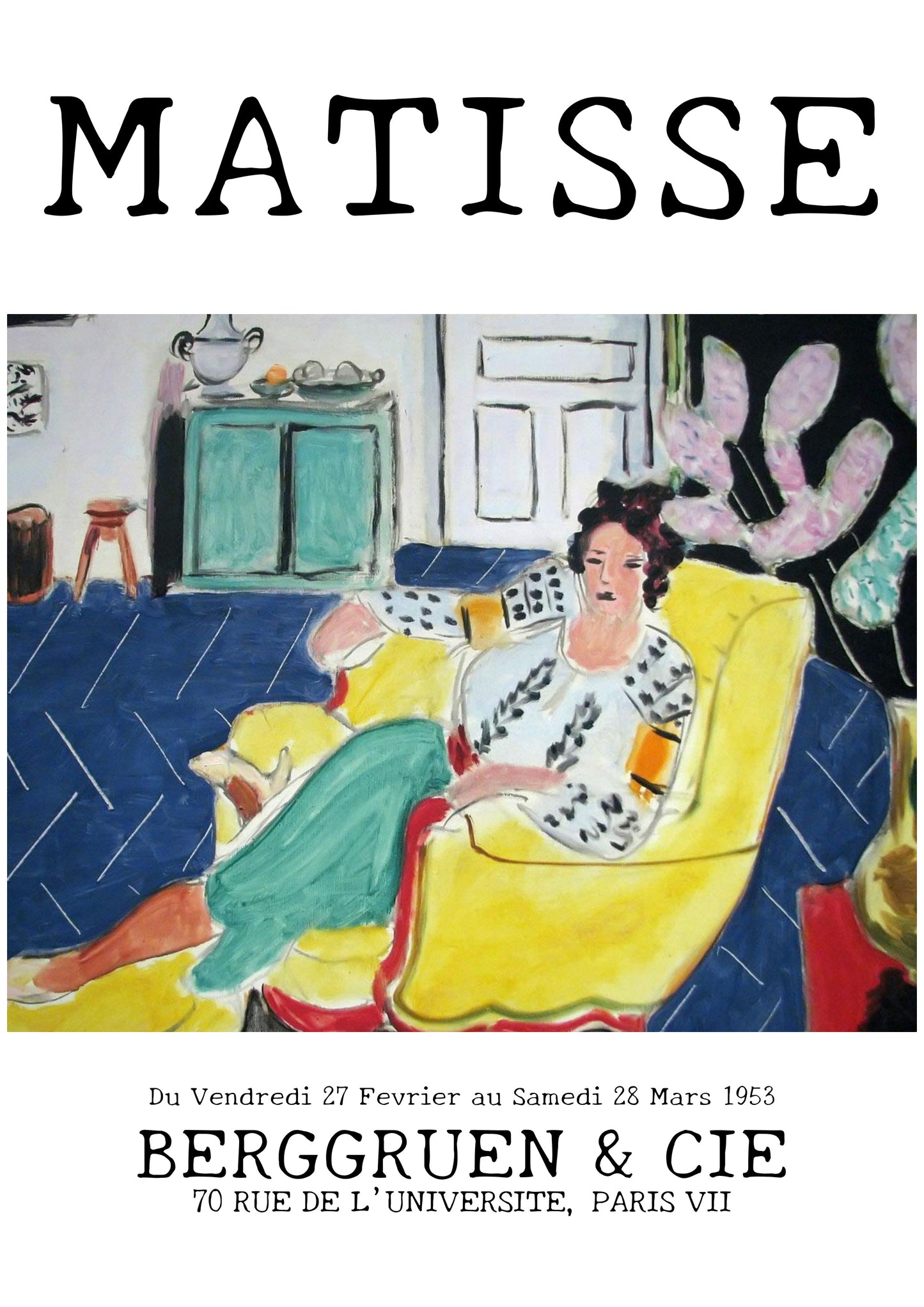 Woman Seated in an Armchair by Henri Matisse