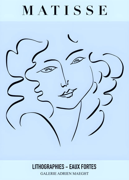 Matisse Lithographies Eaux Fortes Exhibition Poster    Iconic