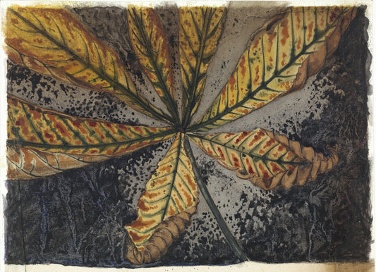 Autumn Leaves Study, Wassily Kandinsky