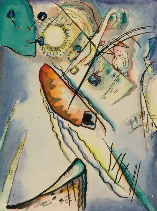 Sun and Sea Abstract, Wassily Kandinsky