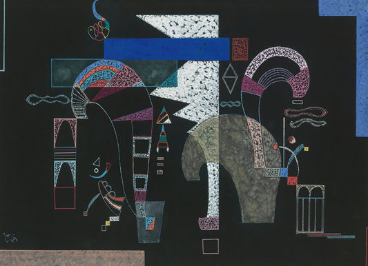 Midnight Biomorphic Study, Wassily Kandinsky