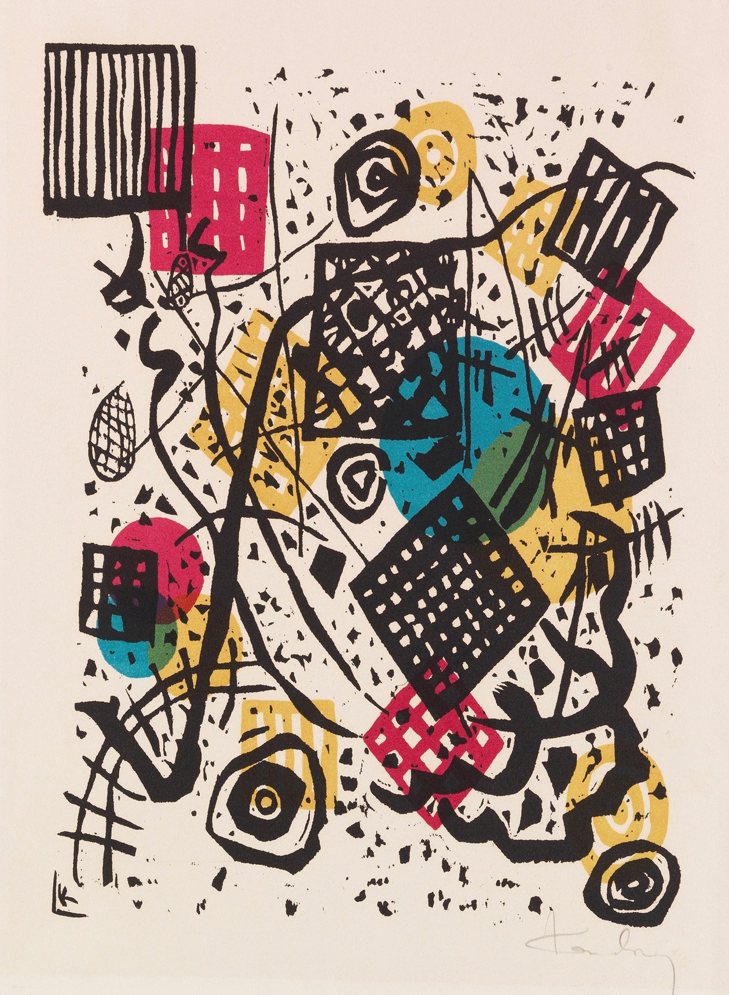 Lattice of Color, Wassily Kandinsky