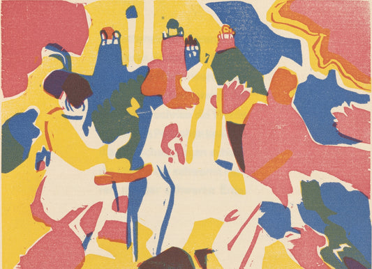 Abstract Landscape Study, Wassily Kandinsky