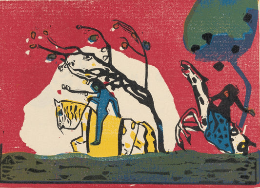 The Red Landscape, Wassily Kandinsky