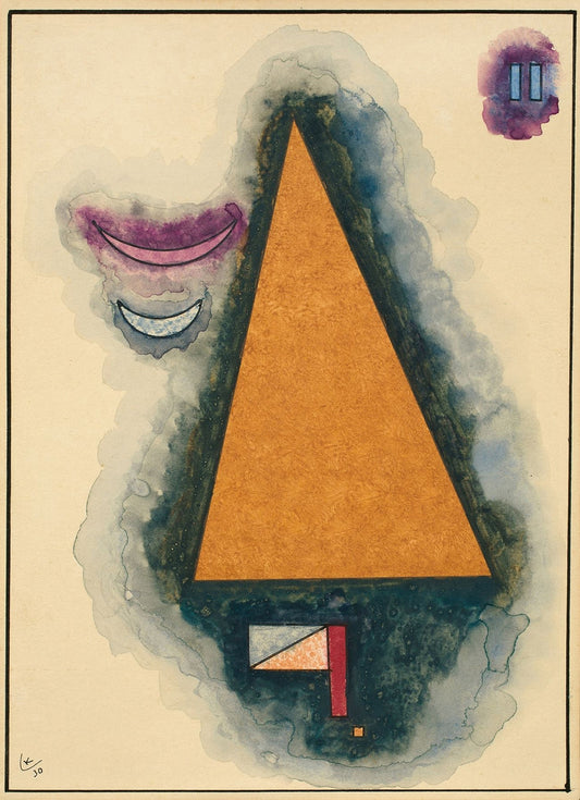 Crescent and Pyramid, Wassily Kandinsky