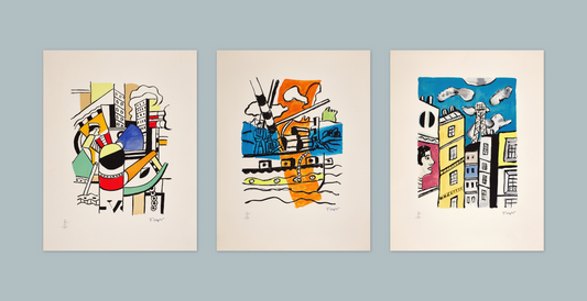Fernand Leger Abstract Cubist Art Prints Set of 3 Unframed A4 A3