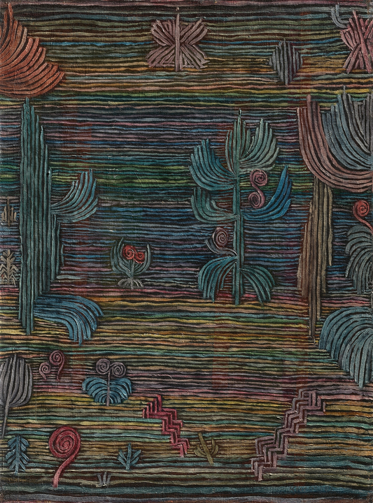 Paul Klee Abstract Art Print – Exotic Garden 1926