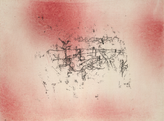 Paul Klee Abstract Art Print – Bird Landscape