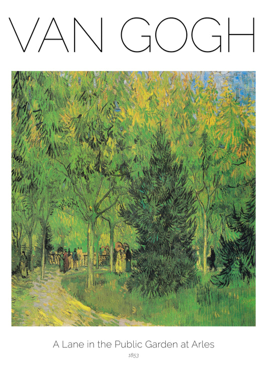 Van Gogh A Lane in the Public Garden at Arles